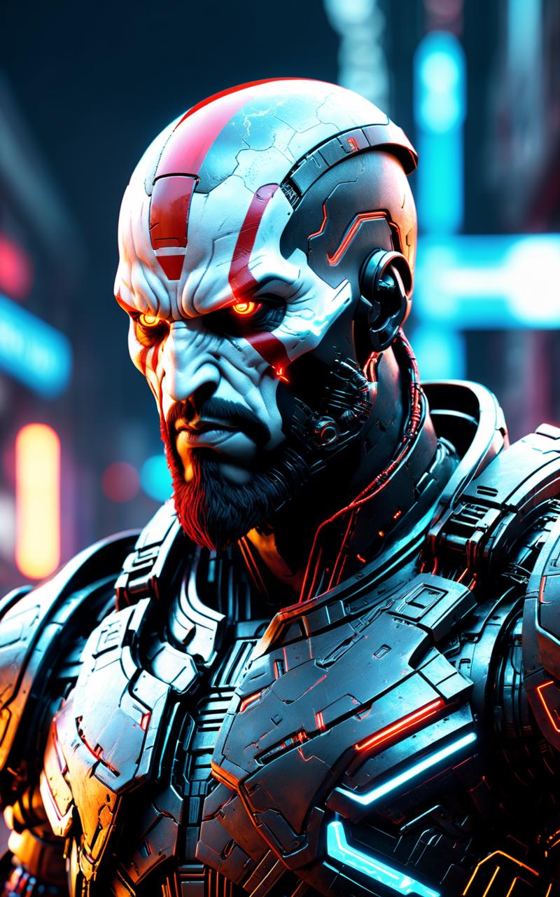 04652-3823101141-cybernetic robot Cyberpunk neon world, a transformed Kratos from god of war 1 , with cybernetic enhancements., perfect compositi.png